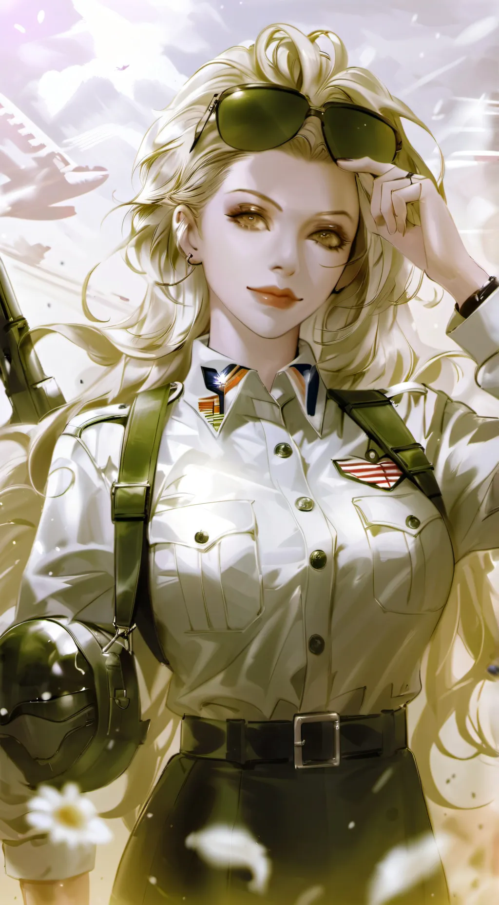ai character: Marianne  background