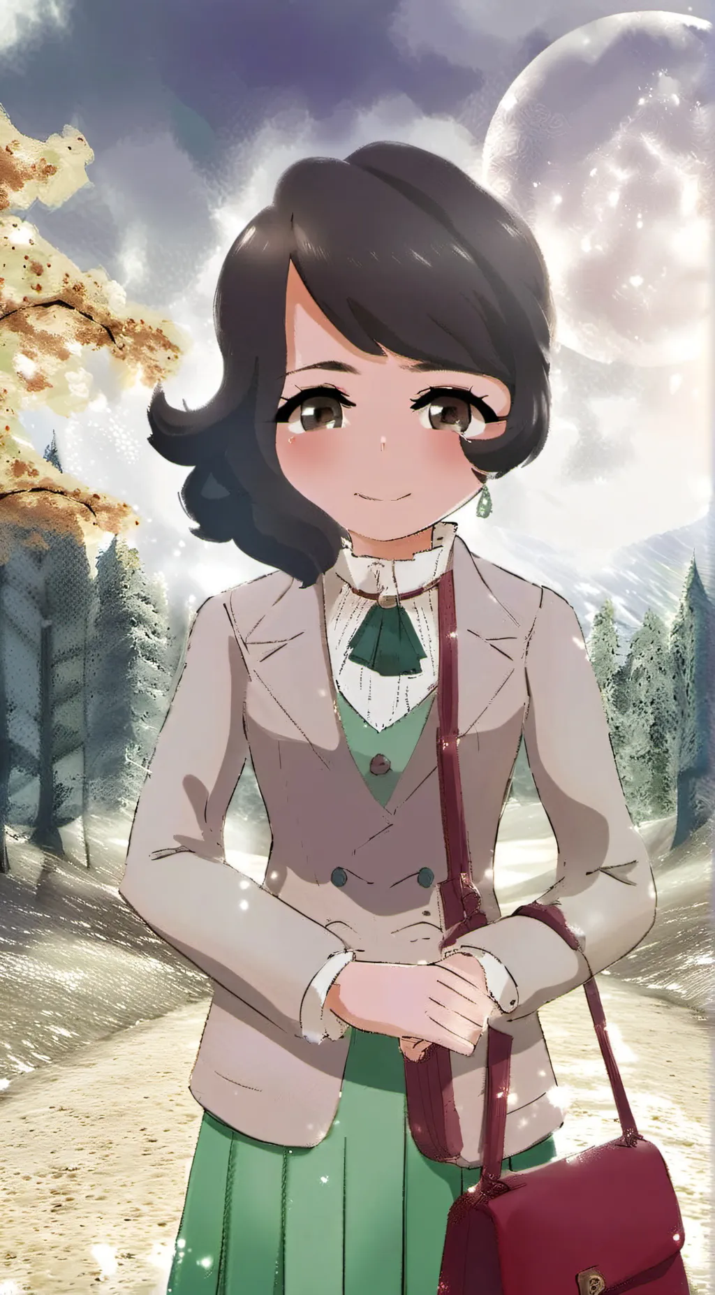 ai character: Jackie  background