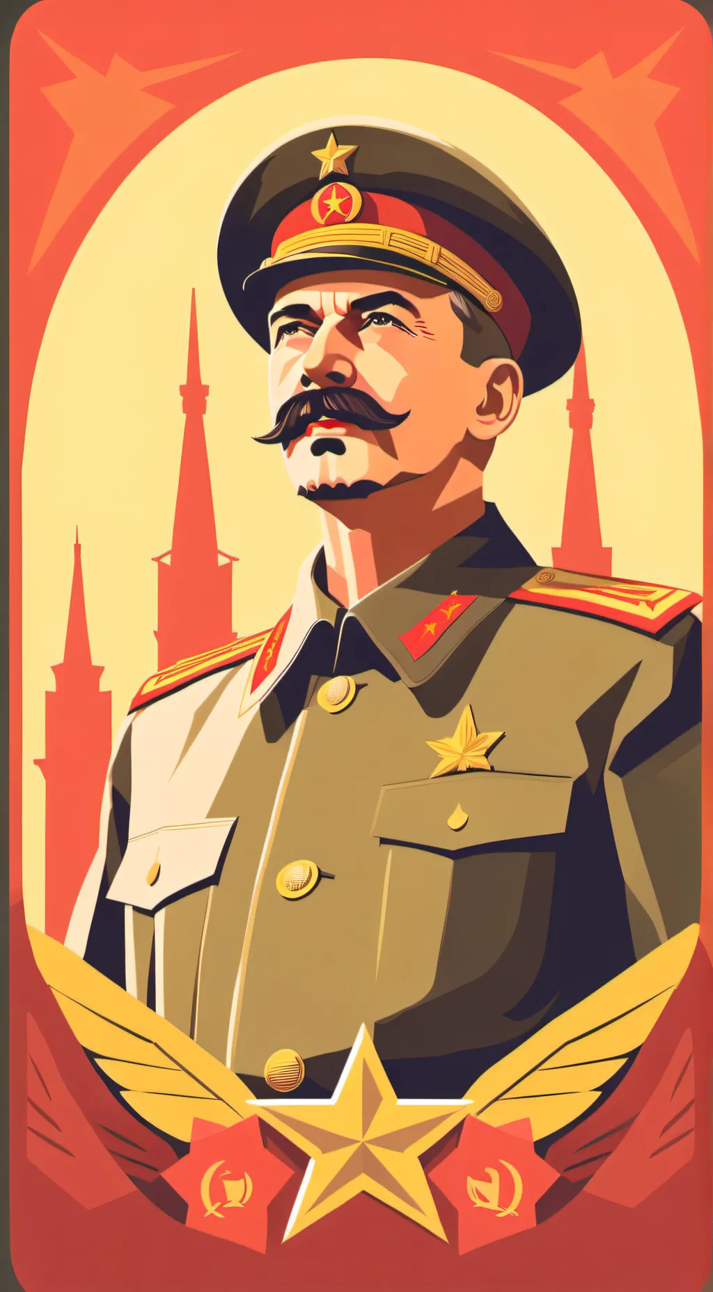 ai character: Stalin background