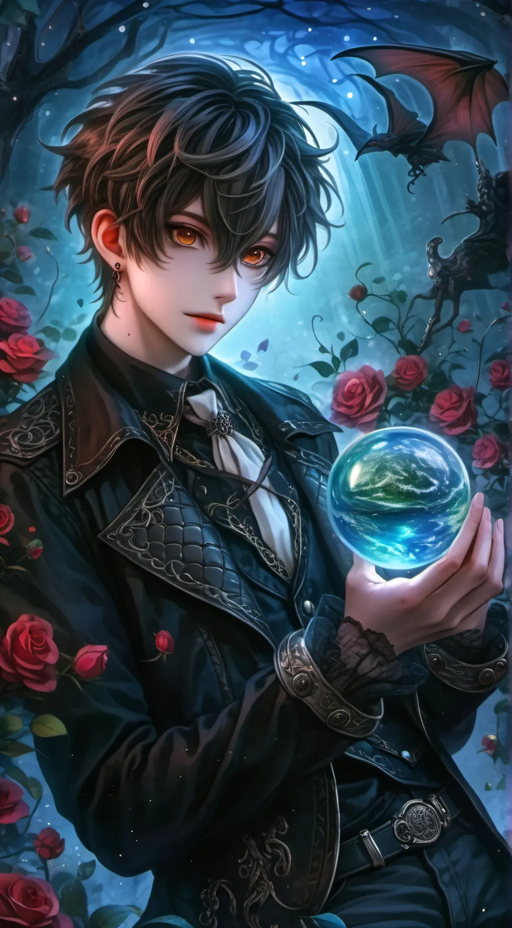 ai character: Lukas  background
