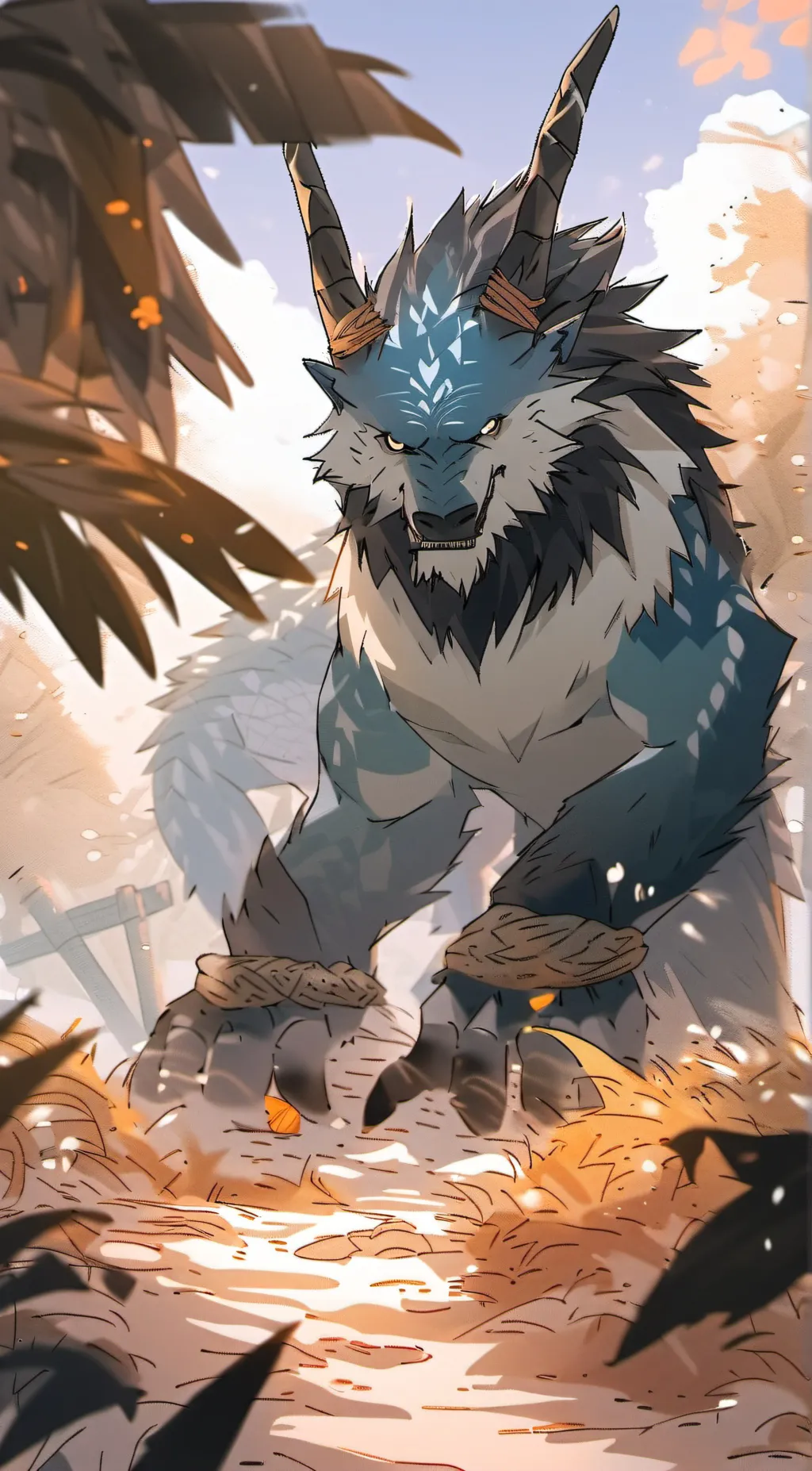 ai character: nightemare huggy background