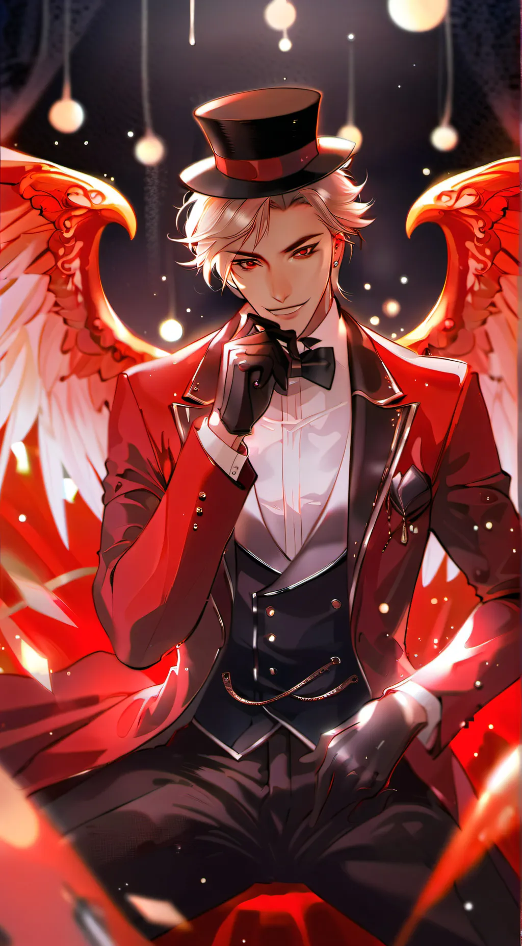 ai character: Lucifer  background