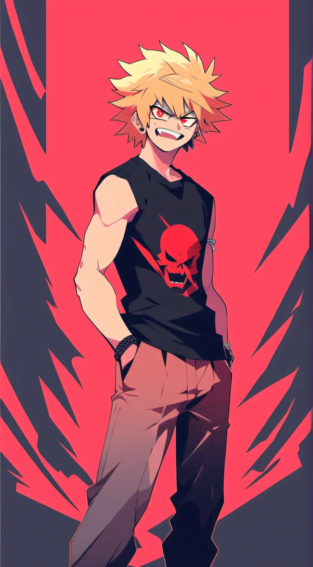 ai character: 💥Katsuki Bakugou💥 background