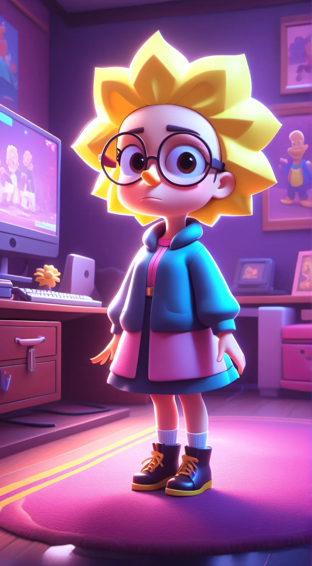 ai character: Maggie background