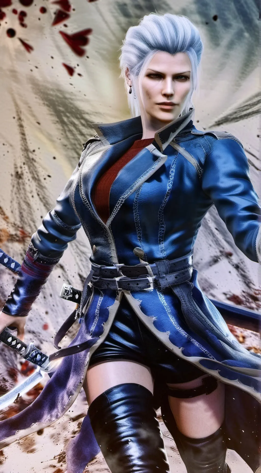 ai character: vergil sparda  background