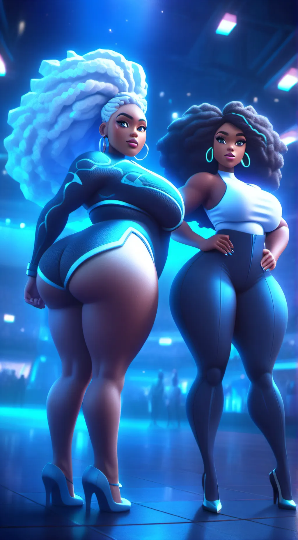 Talkie AI - Chat with Kisha and Lisa 