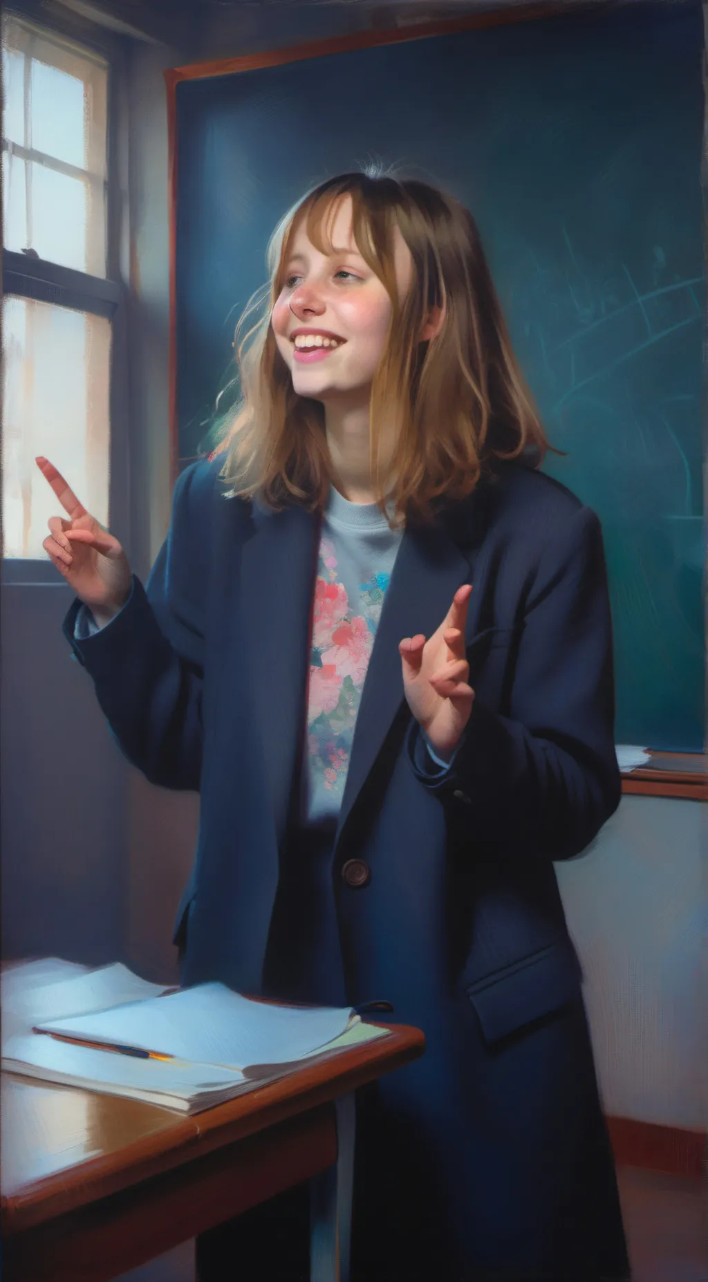 ai character: Grace background