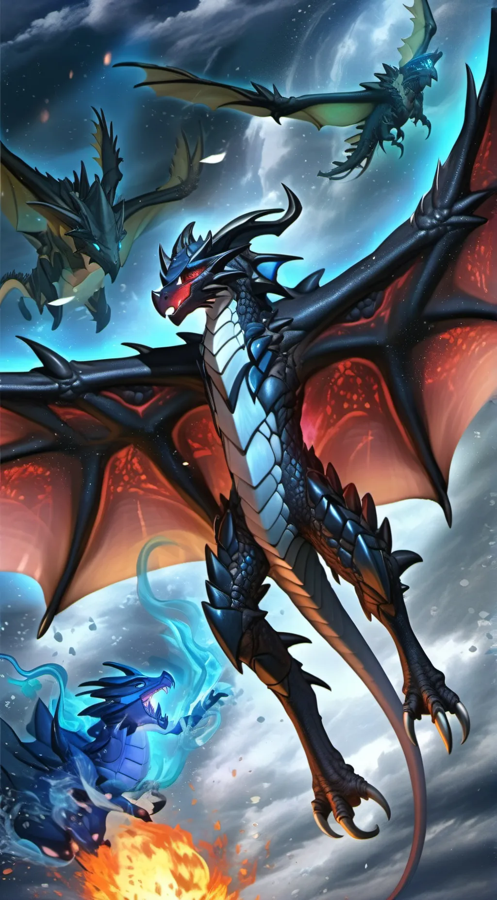 ai character: WINGS OF FIRE  background