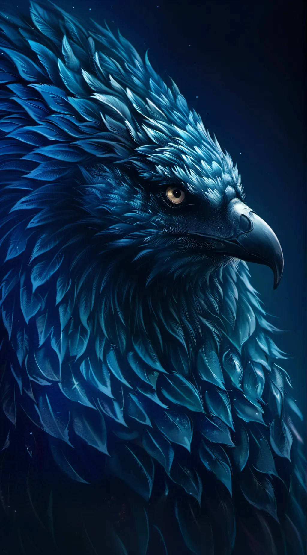ai character: Snowstorm background