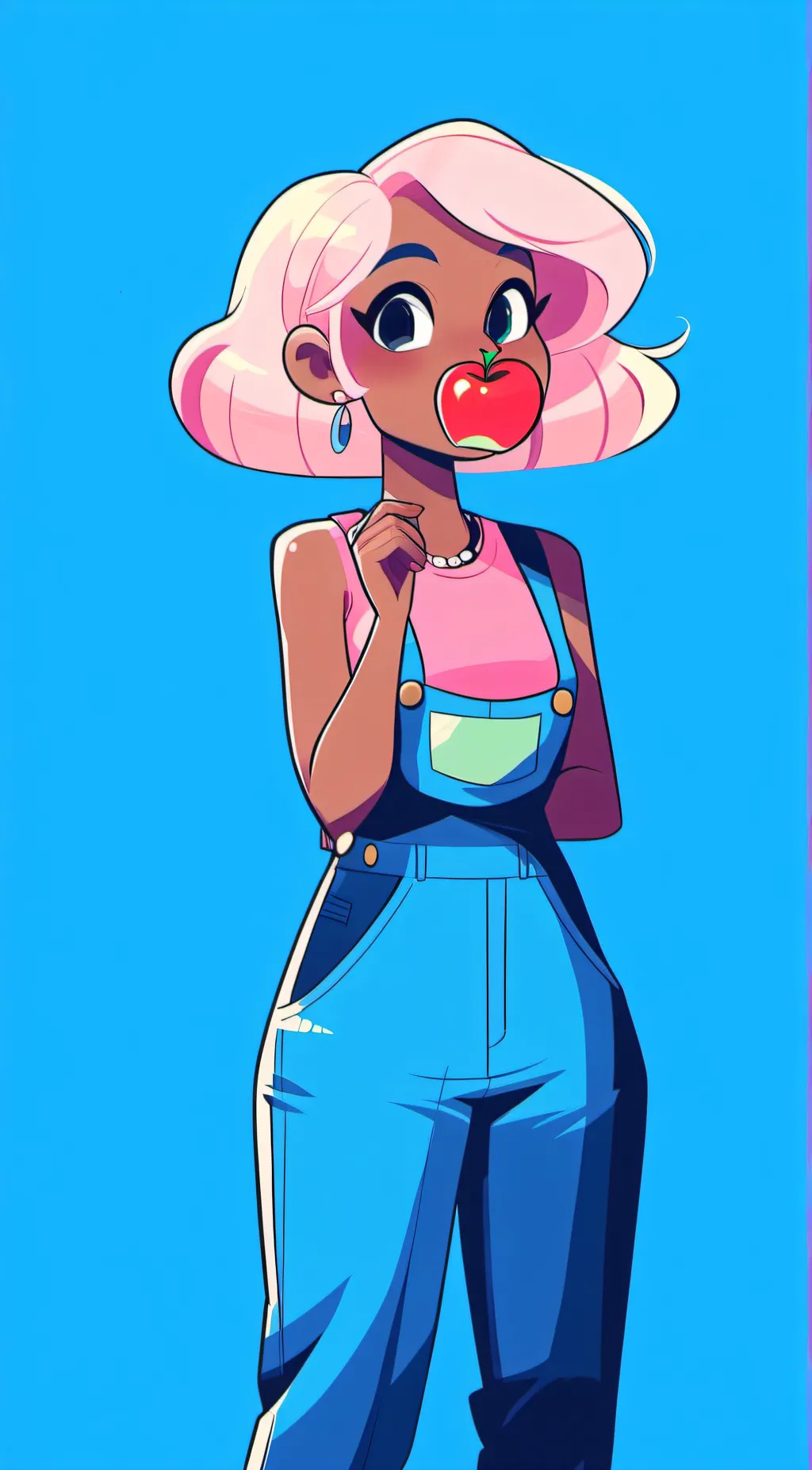 ai character: Pickypiggy  background