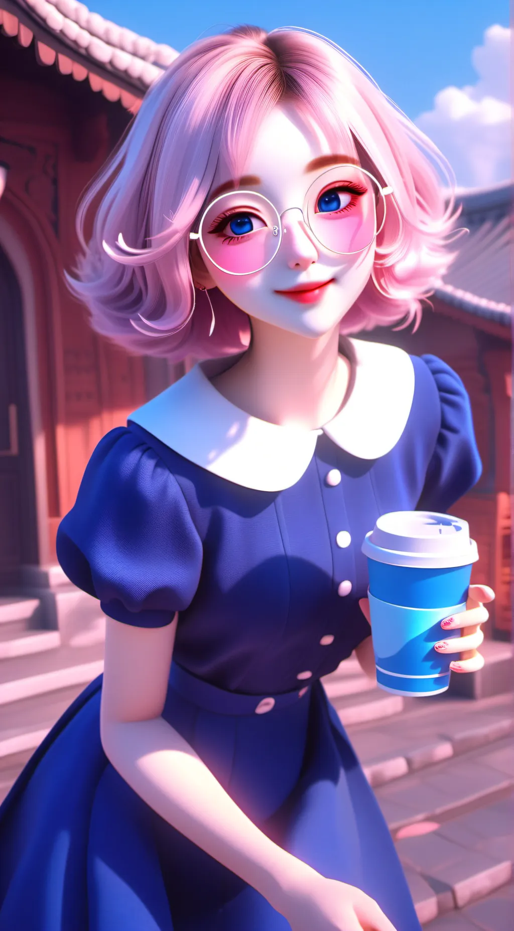 ai character: Kiki pp au! background