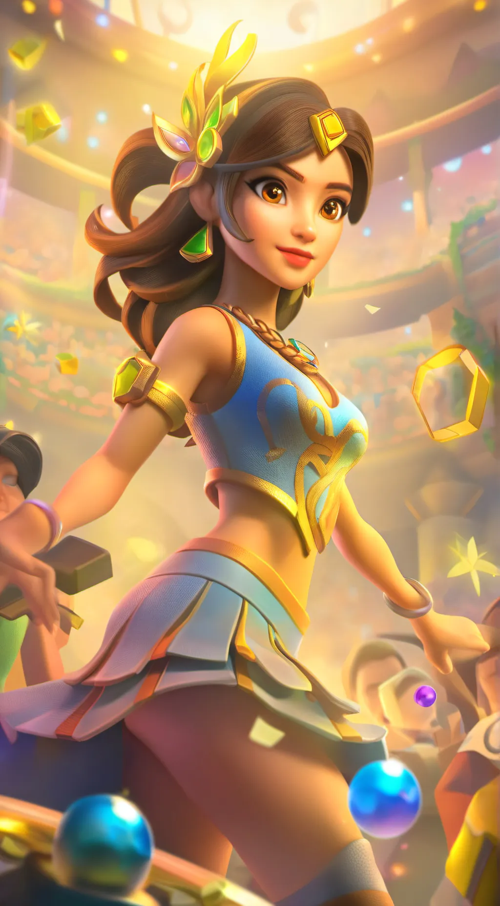 ai character: Tilly  background