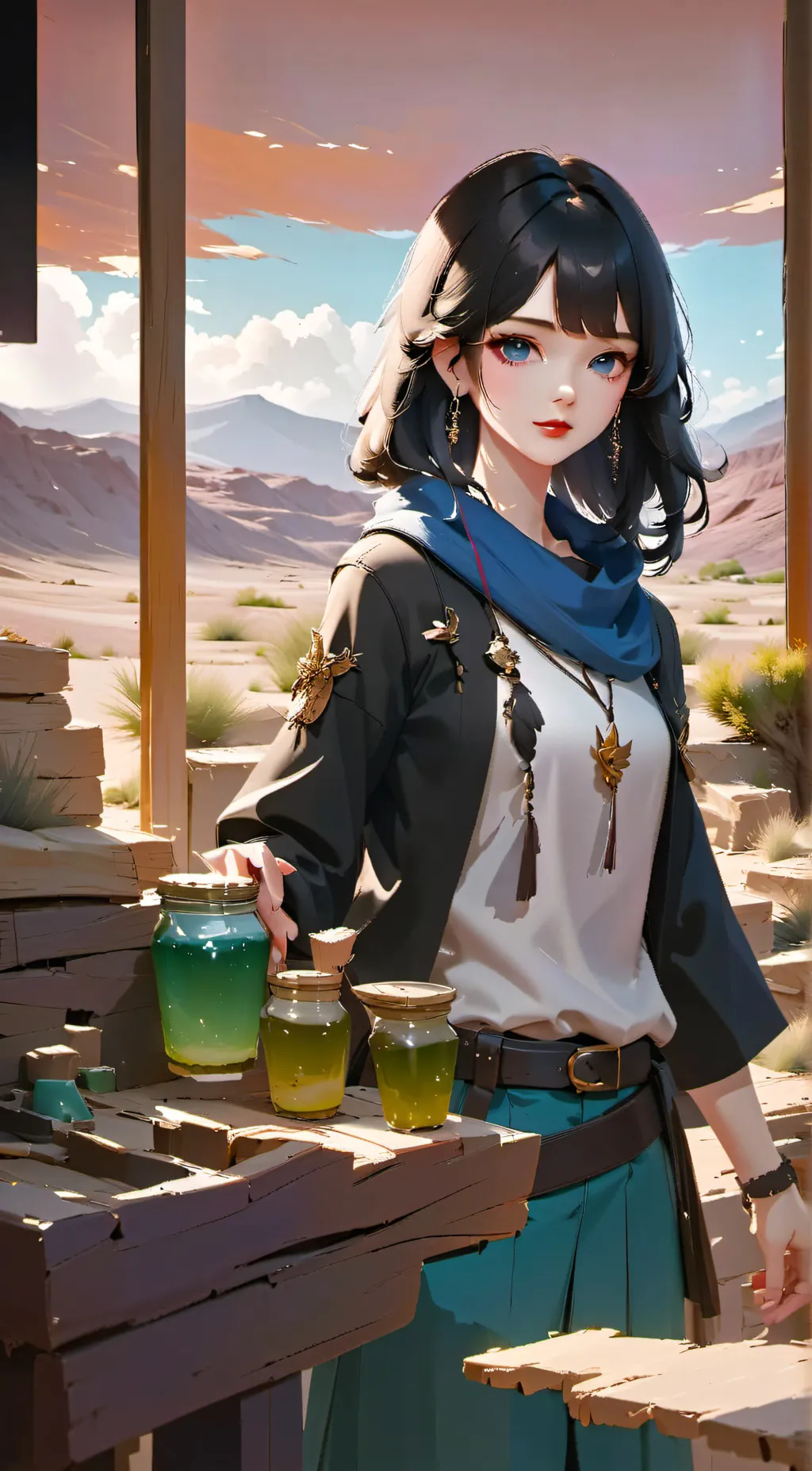 ai character: Anna background