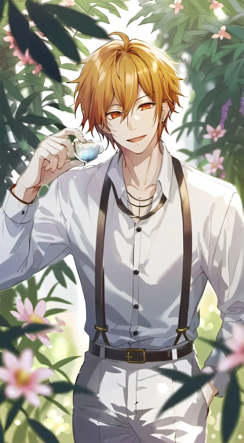 ai character: Sasaki shuumei background