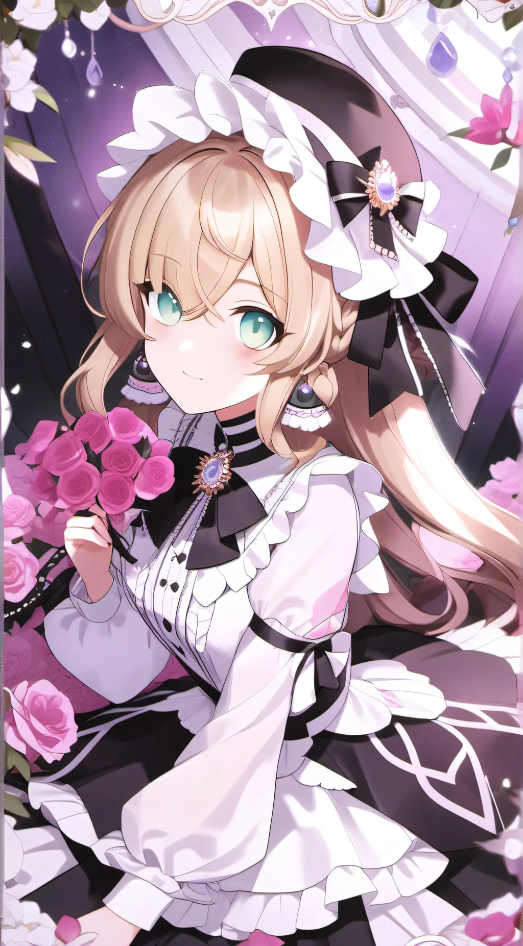 ai character: Kanji 💗 background
