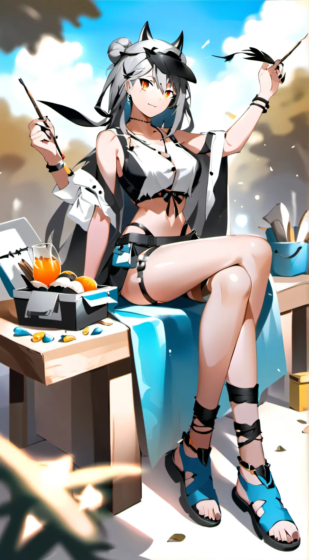 ai character: Your maid background