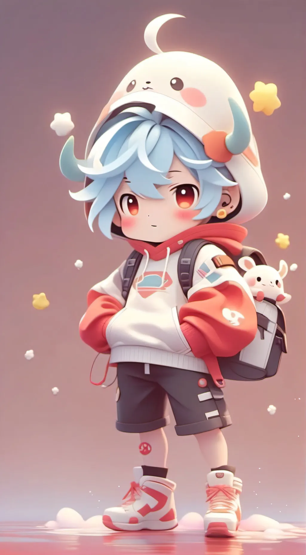 ai character: Sky background