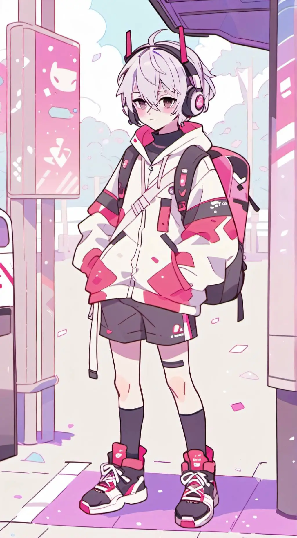 ai character: Ash background