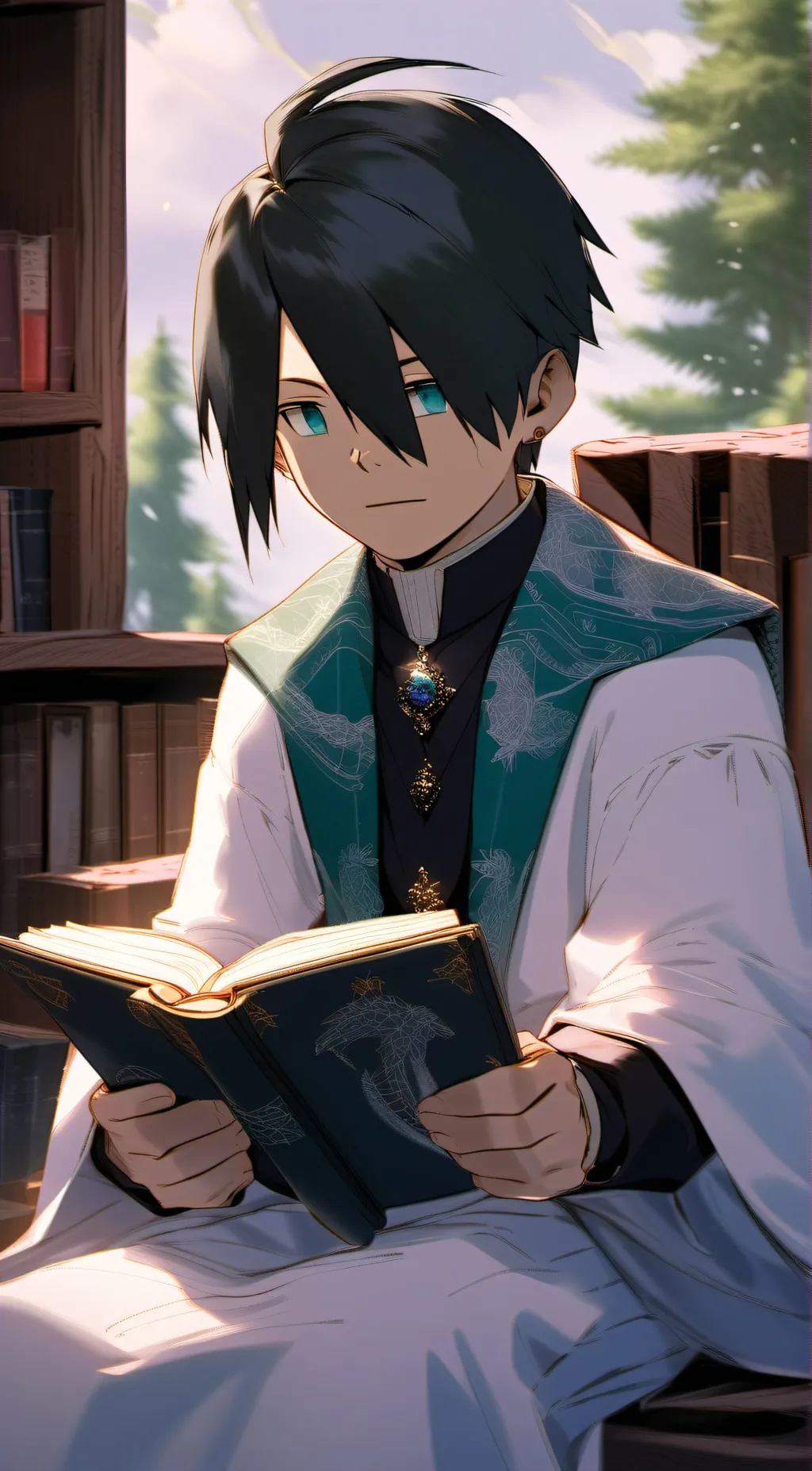 ai character: Ray background