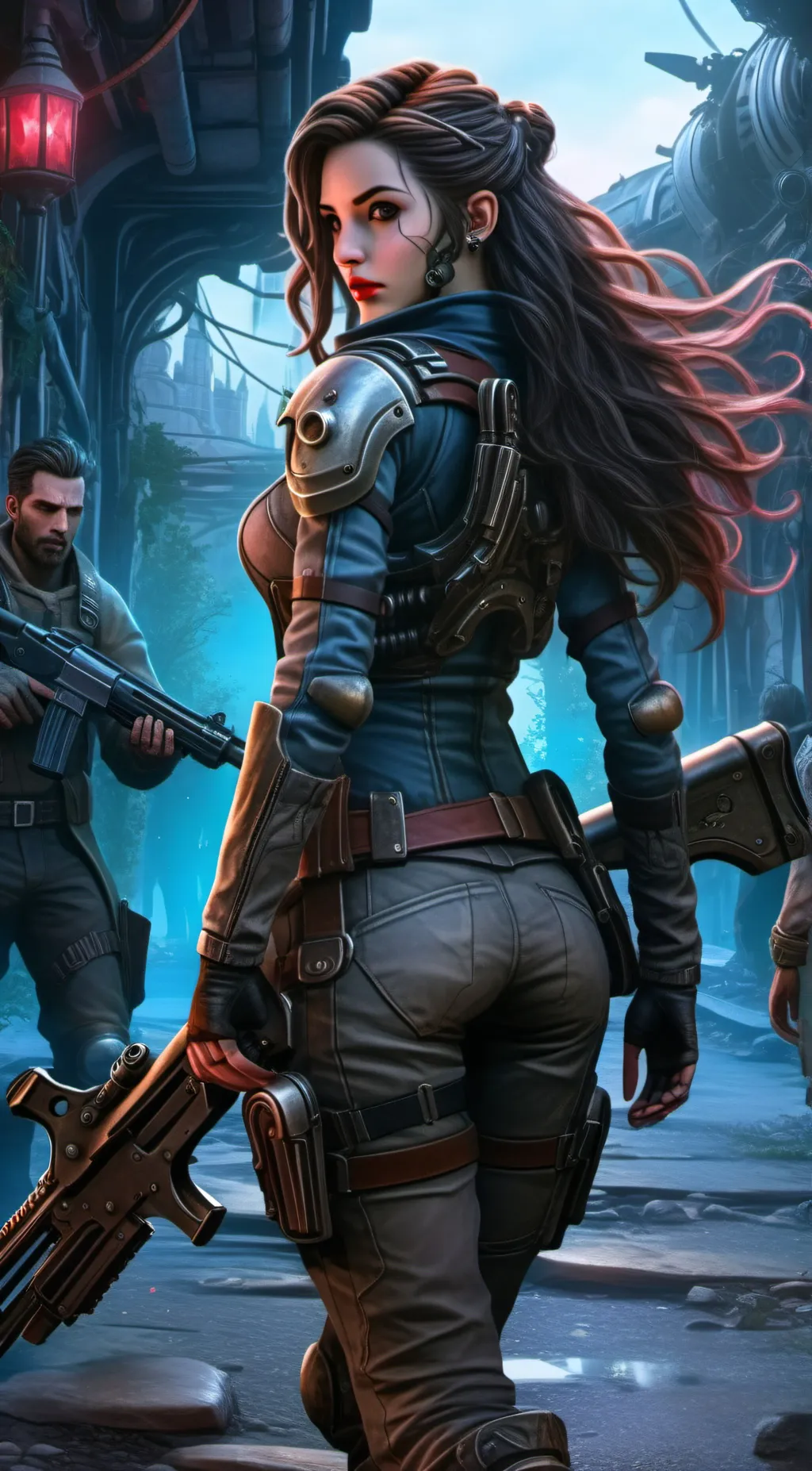 ai character: Nora  background