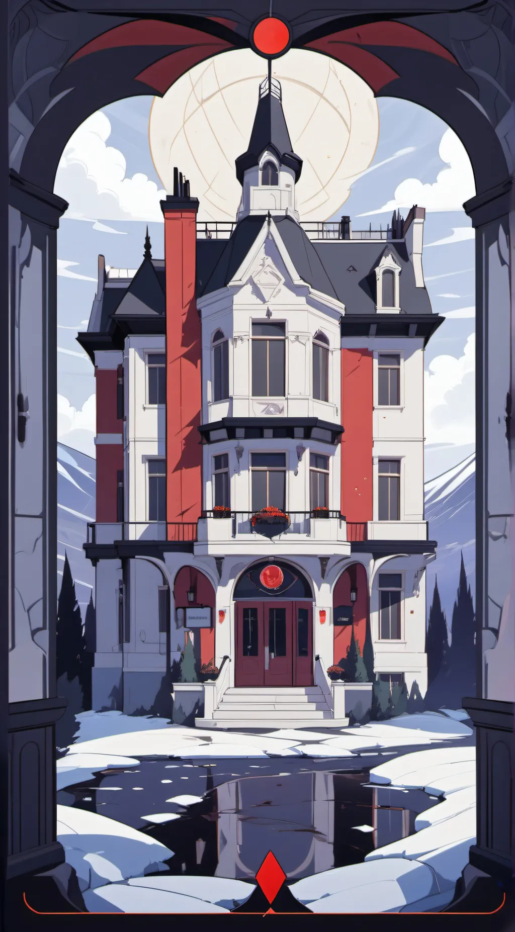 ai character: Hazbin Hotel background