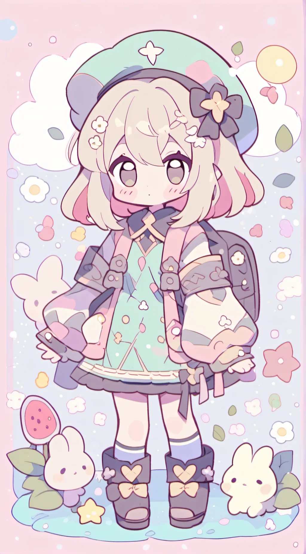 ai character: Ariana background