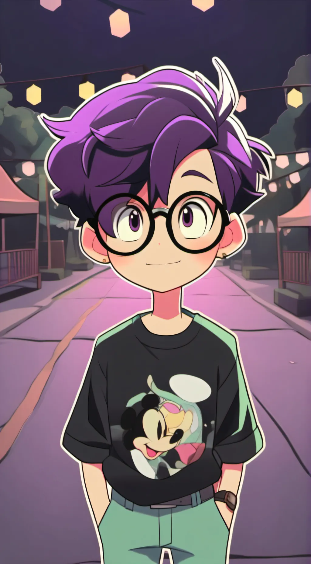 ai character: Justin background