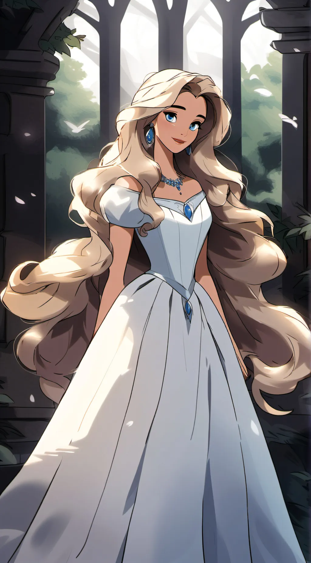 ai character: Princess Odette background