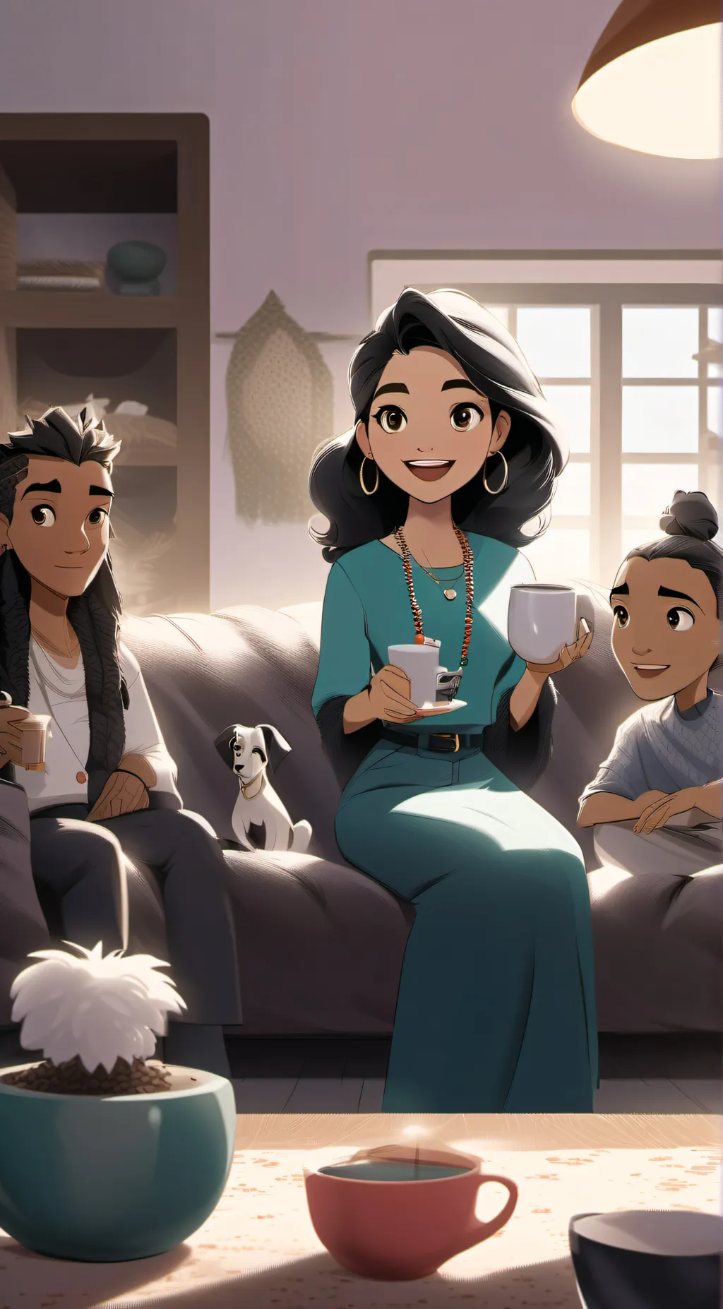 ai character: The Proud Family background