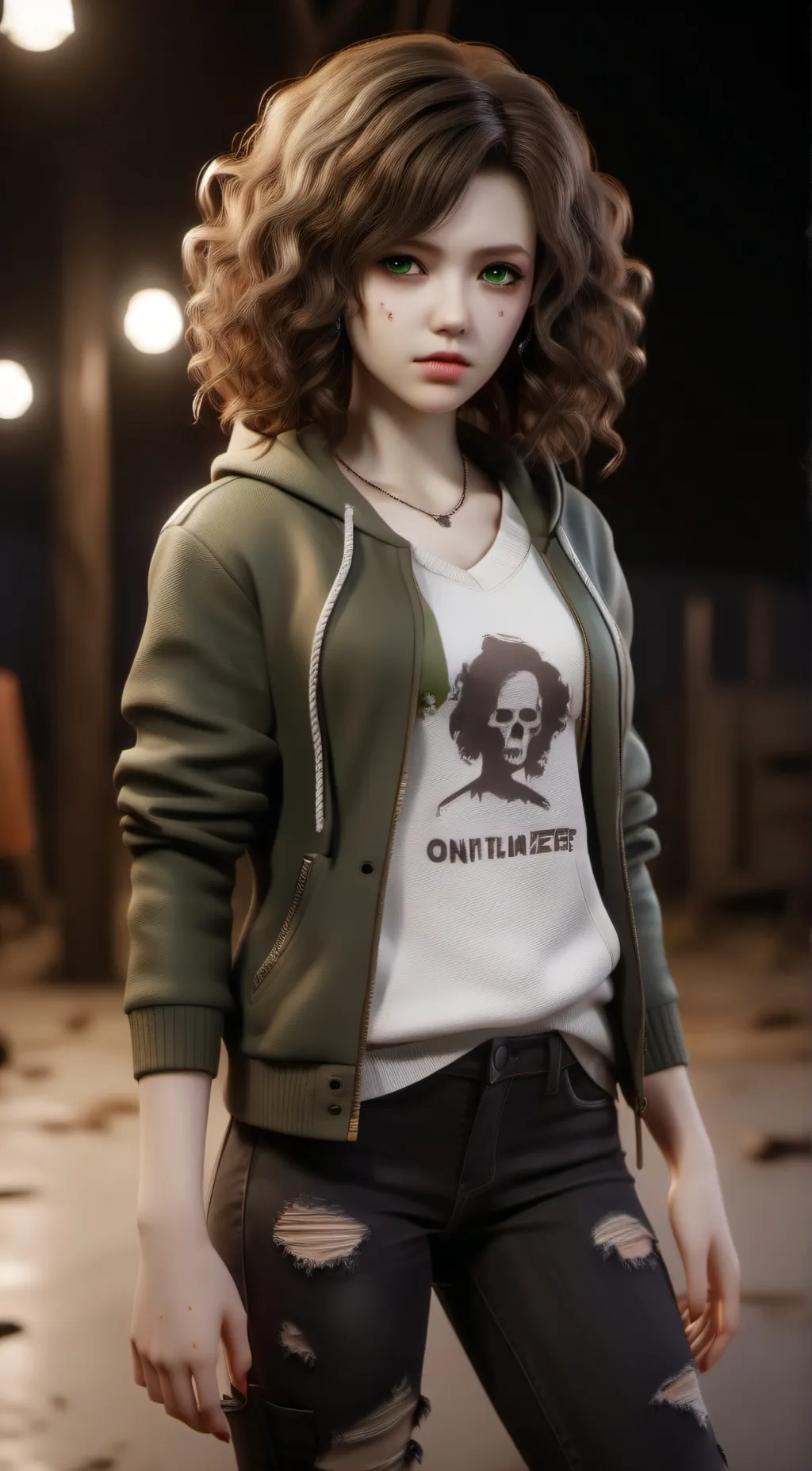 ai character: Zoe Graham background