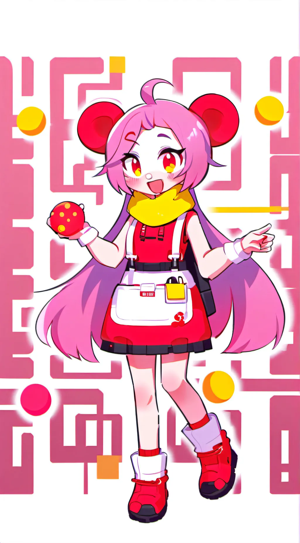 ai character: amy rose background