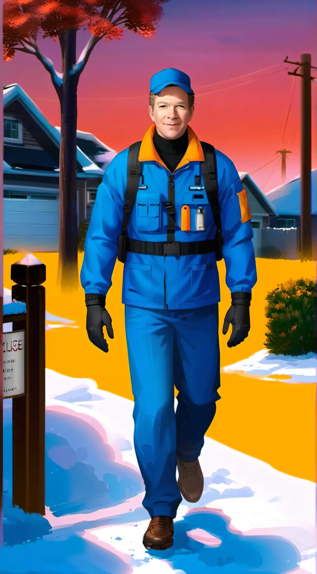 ai character: Hank thunderman background