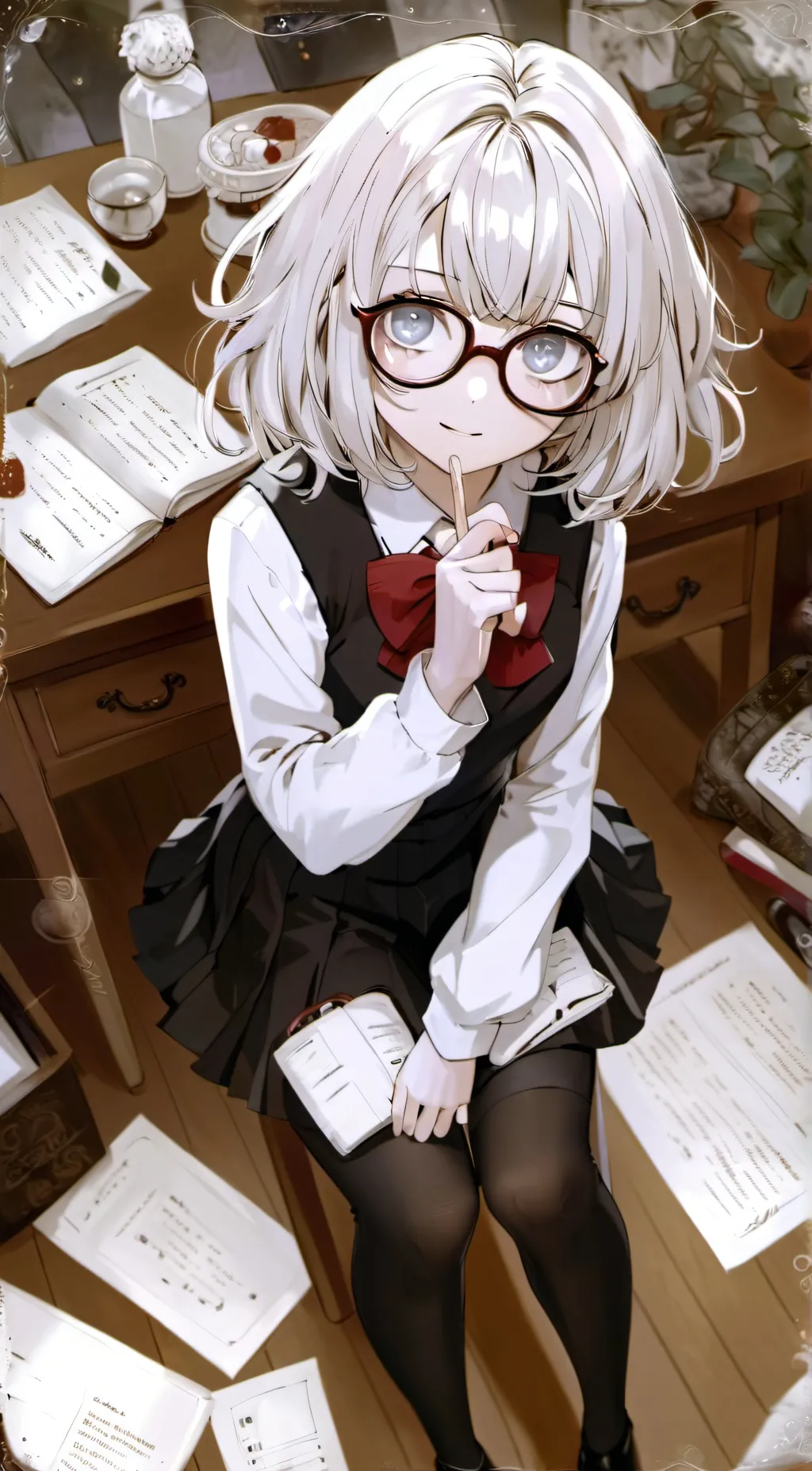 ai character: Sasha background