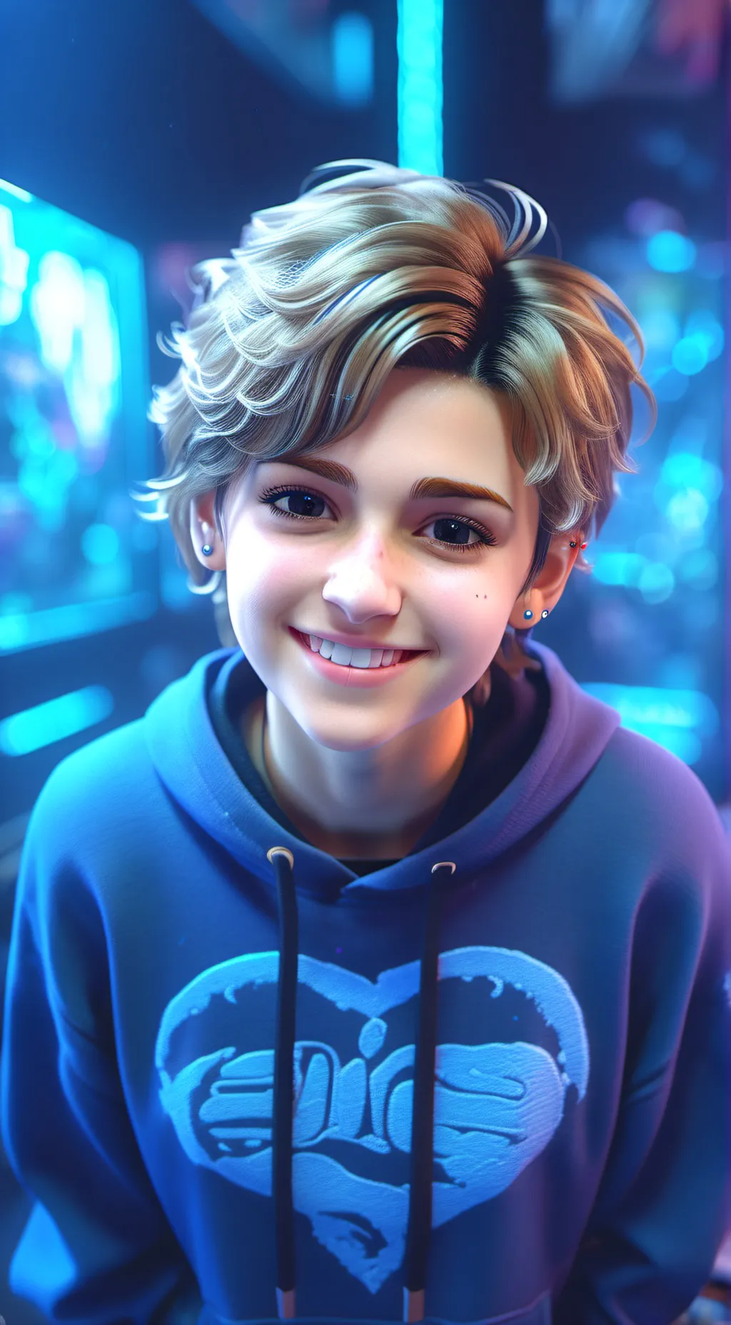 ai character: Cloud background