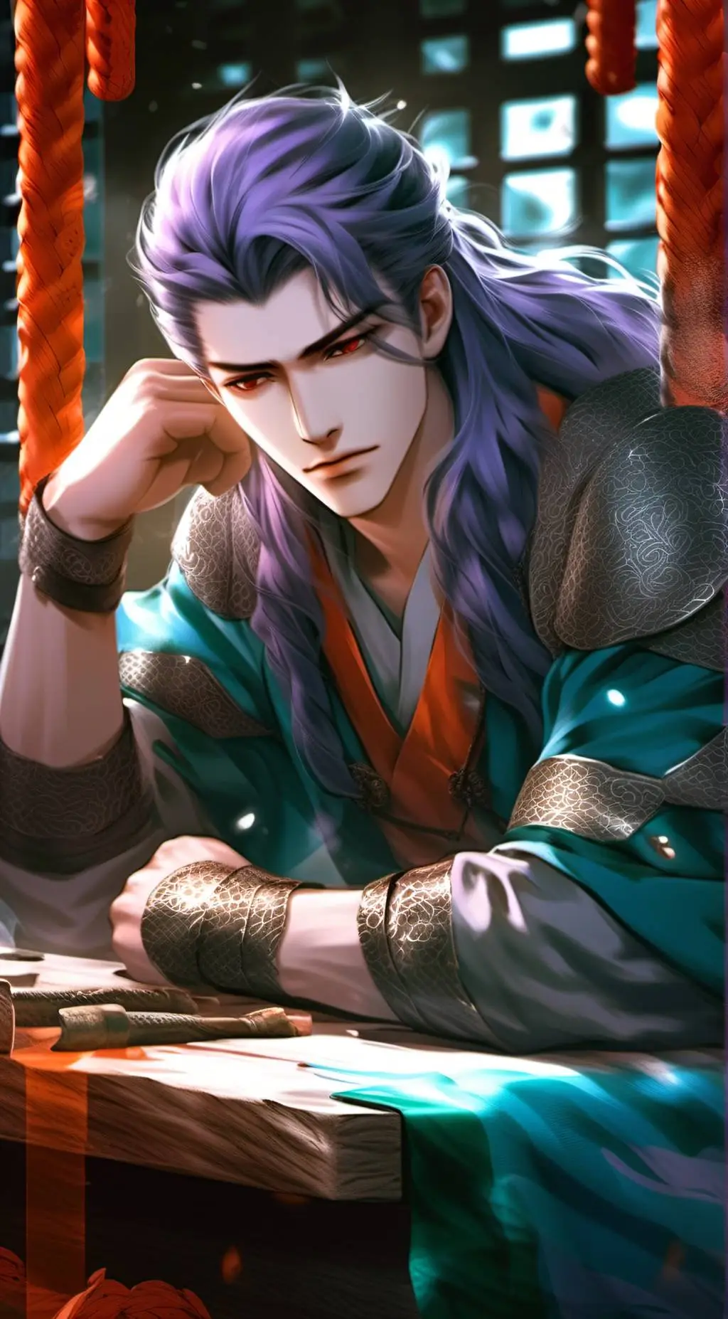 ai character: Aleister  background