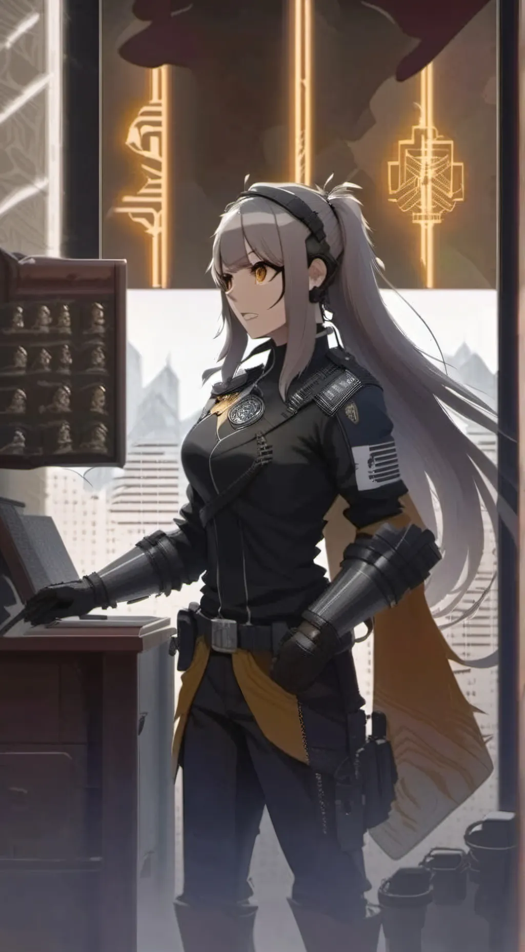 ai character: Alexandra background