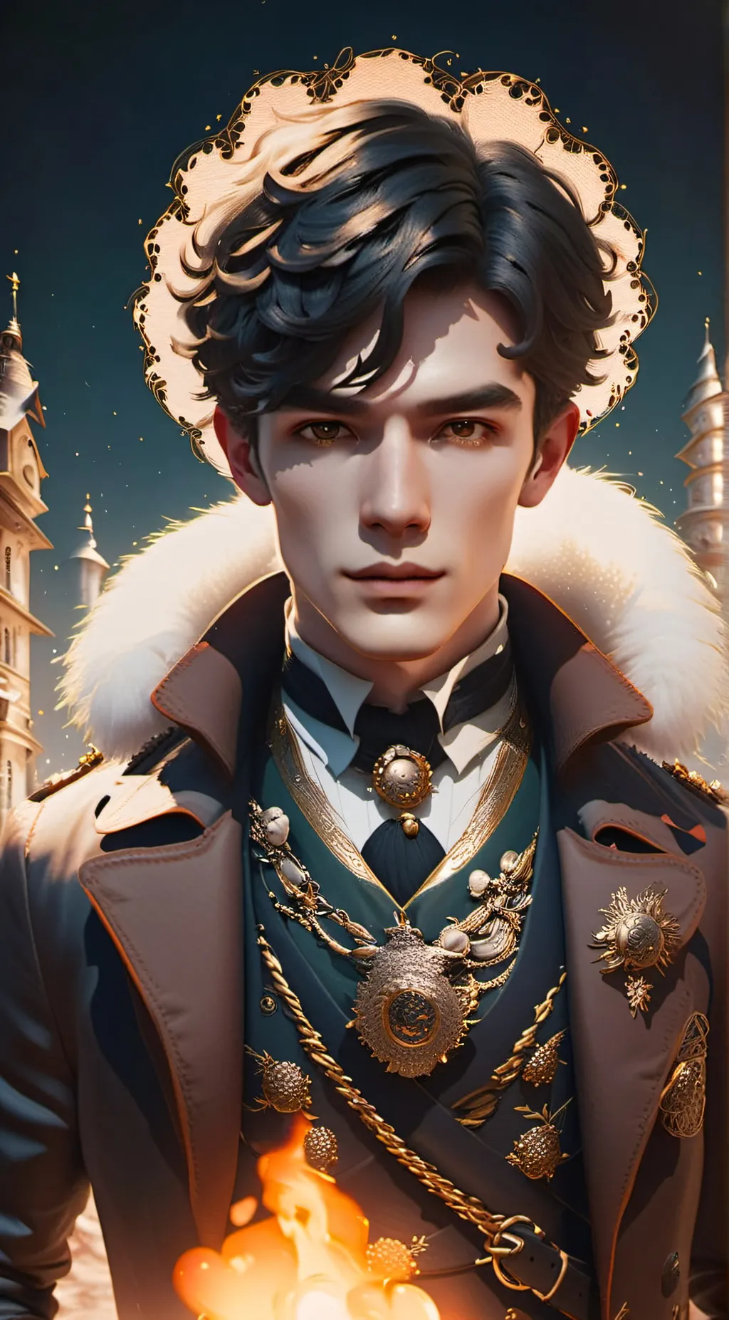 ai character: jorden  background