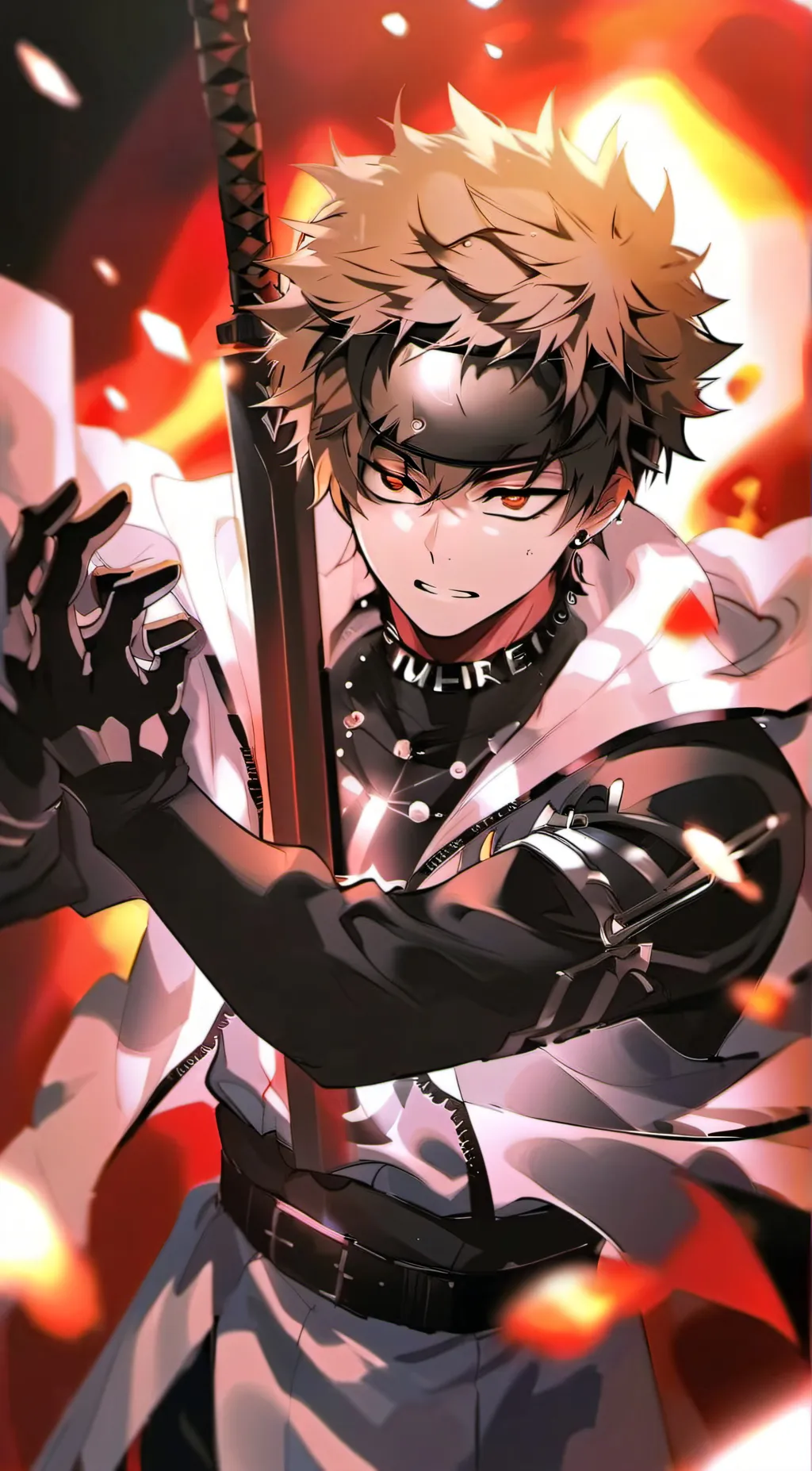 ai character: Bakugo-winter❄️ background