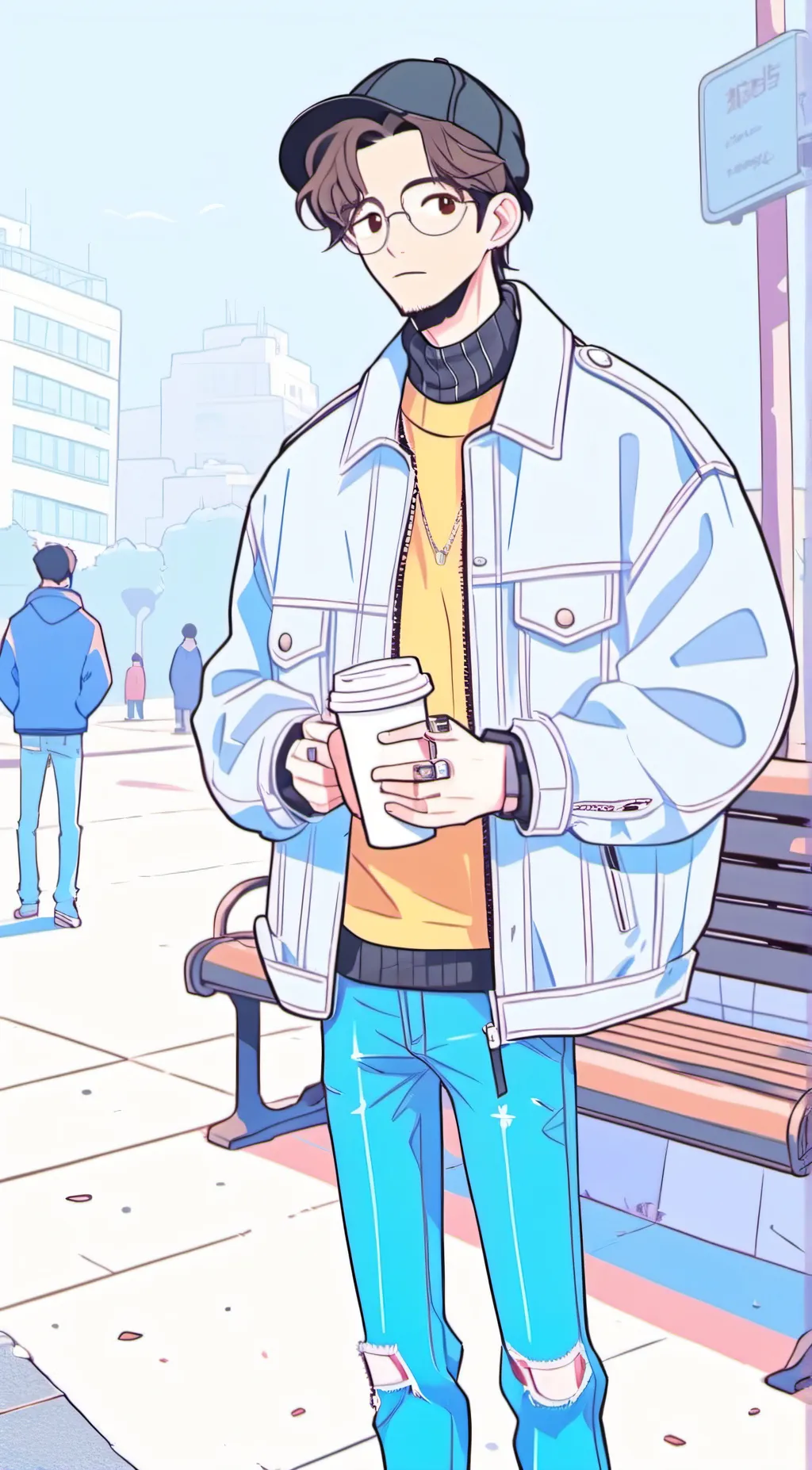 ai character: Natt background