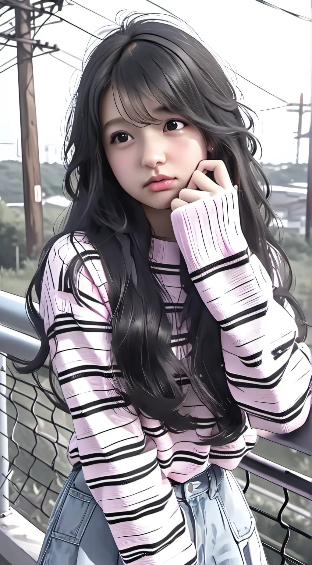 ai character: Sky background