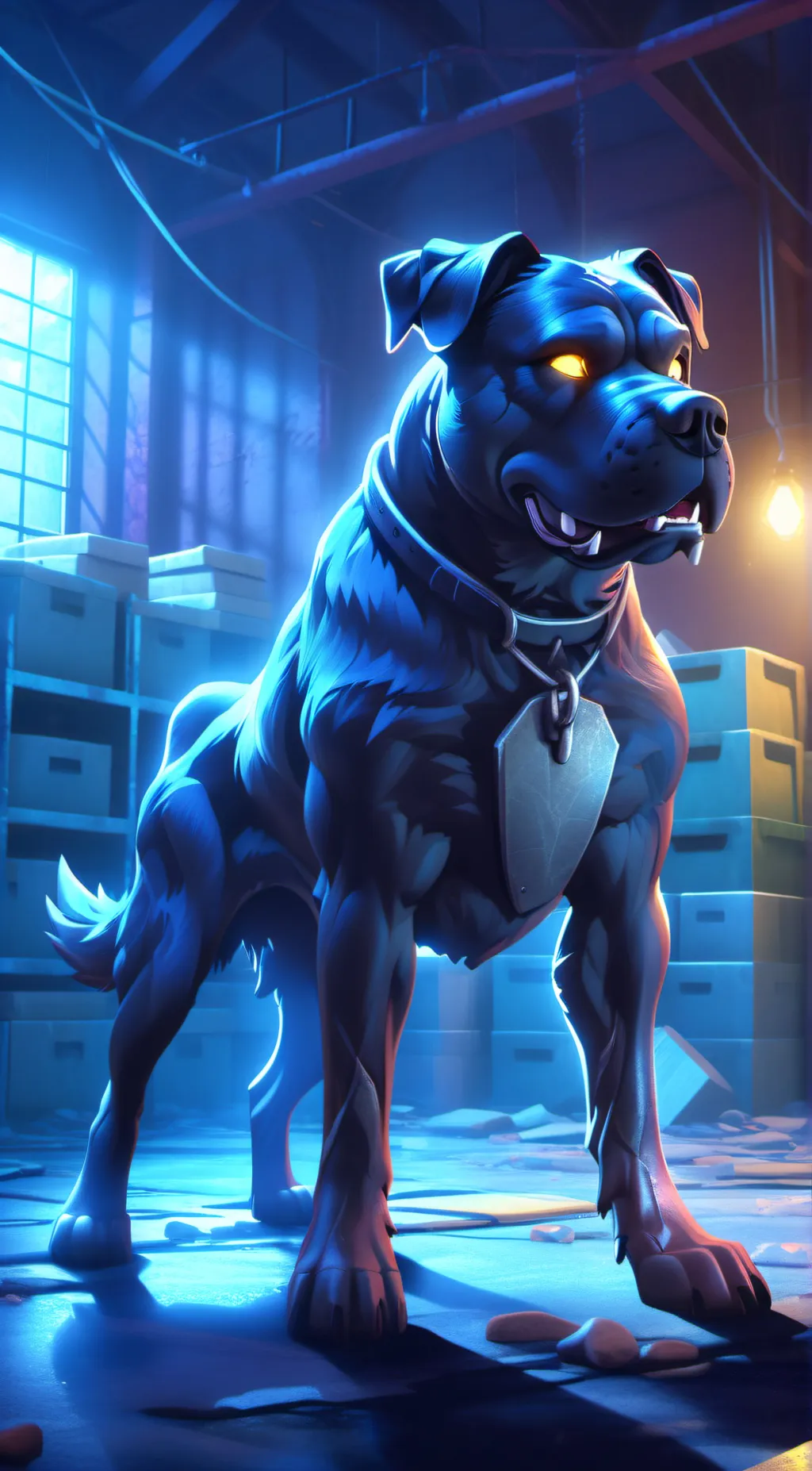 ai character: the talking dog background