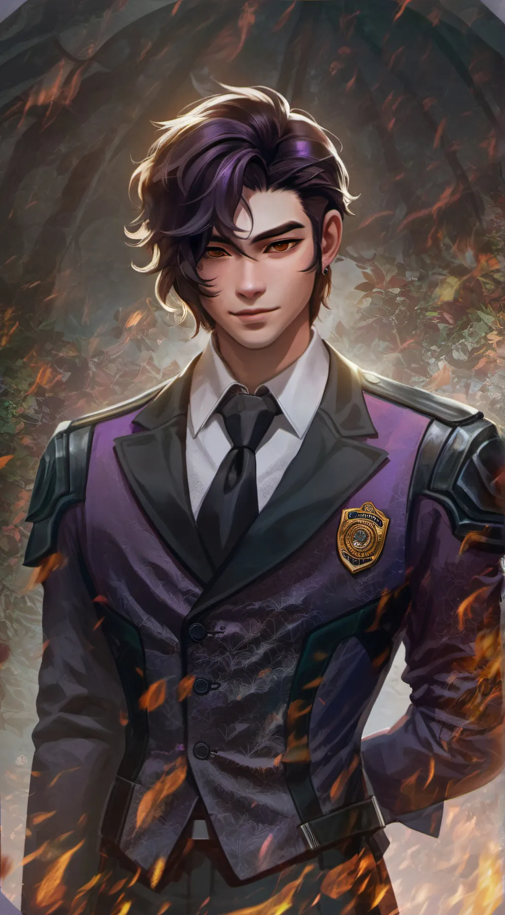 ai character: Michael afton background