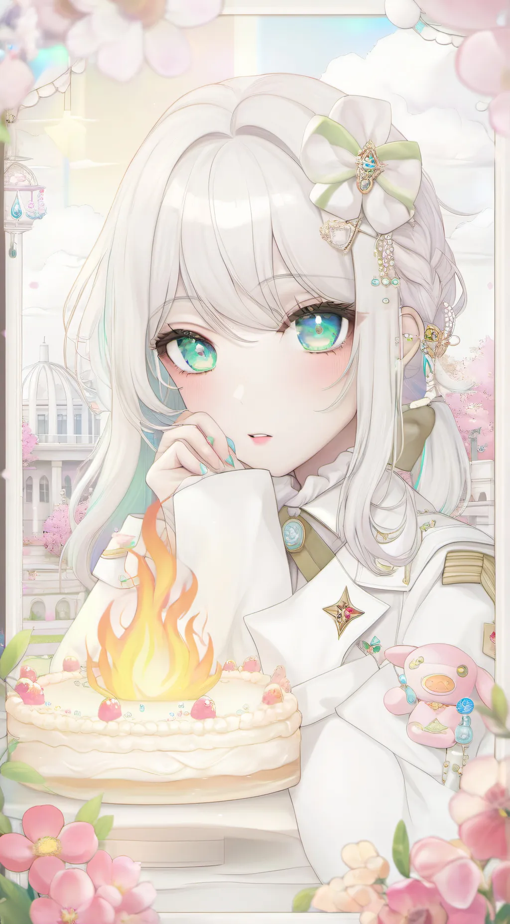 ai character: Cat background