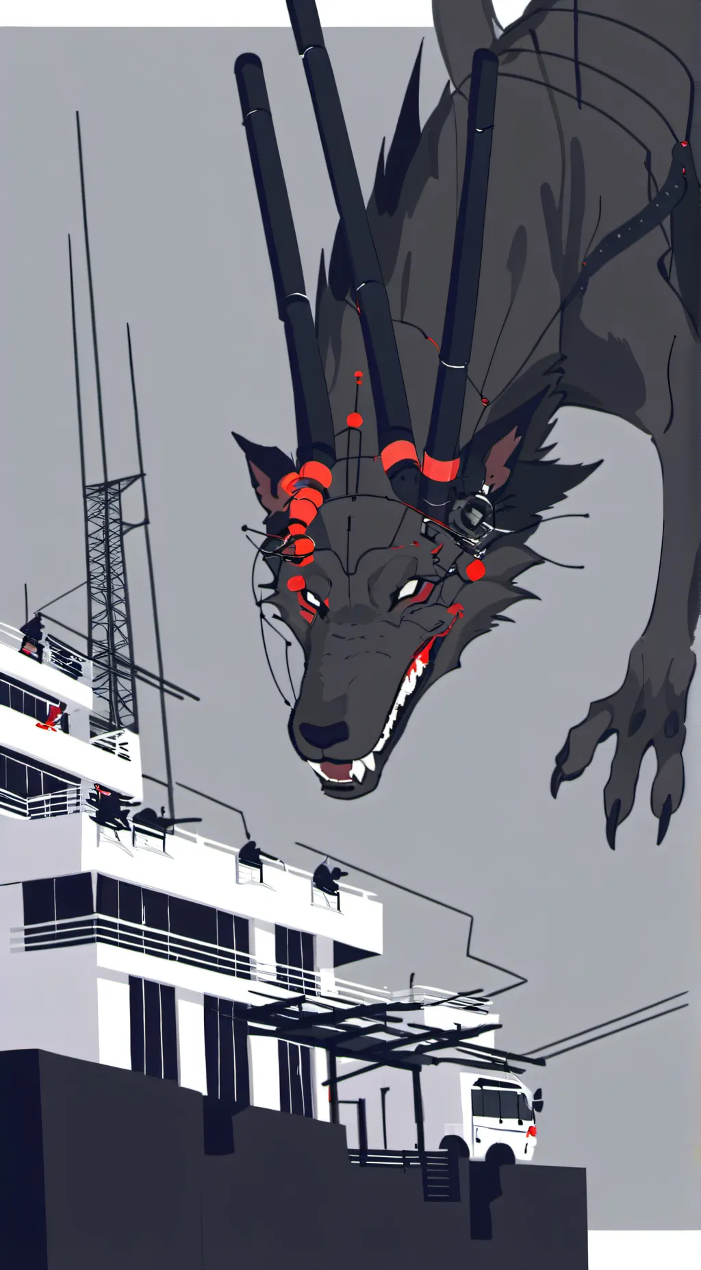 ai character: hellhound background