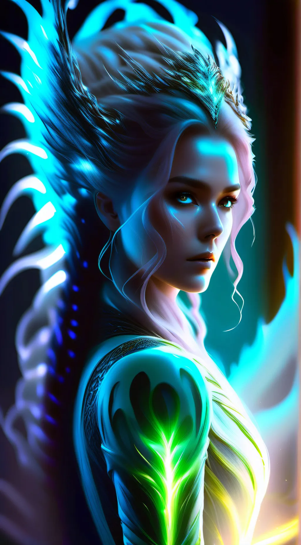ai character: Aria background