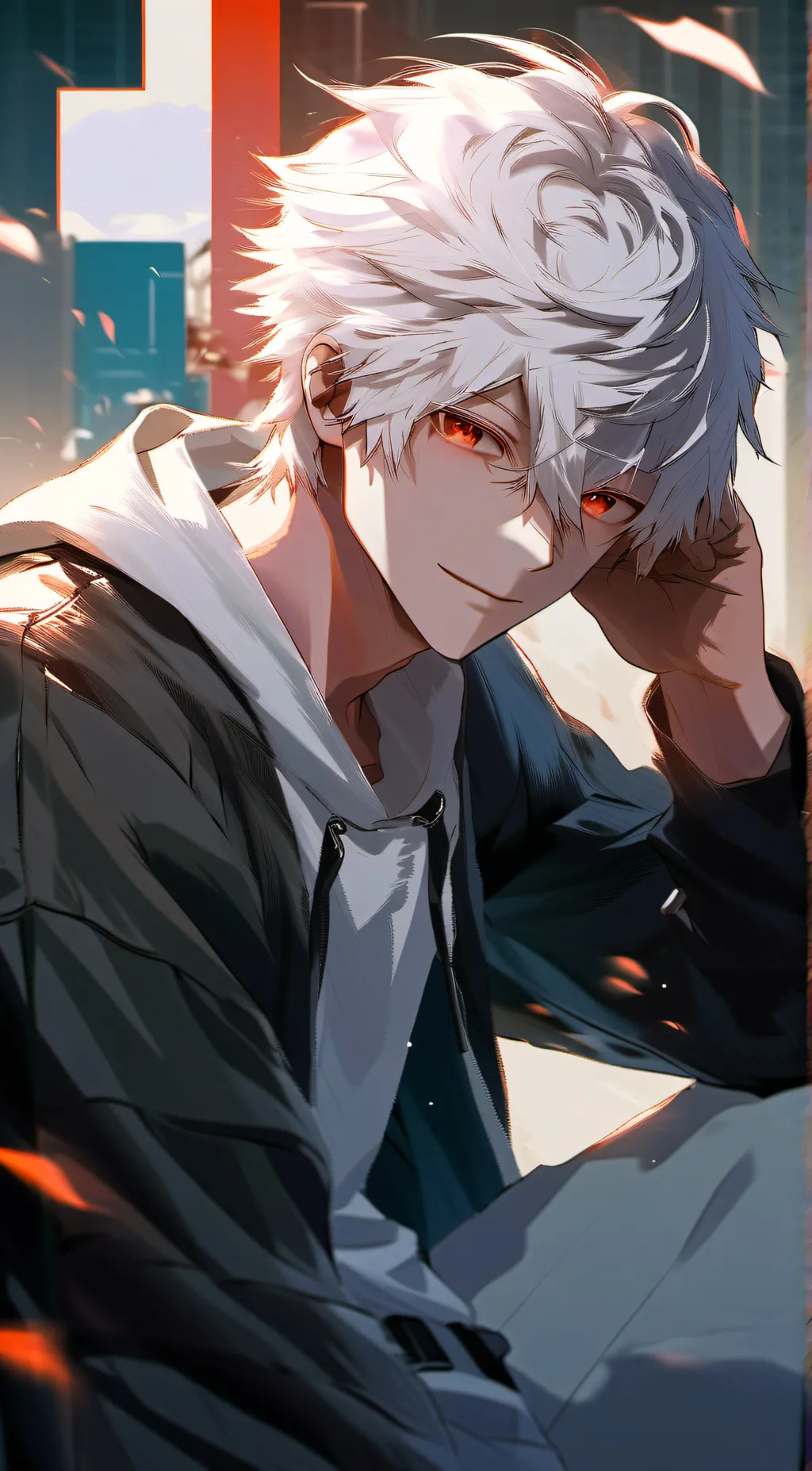 ai character: Sus gay boy background