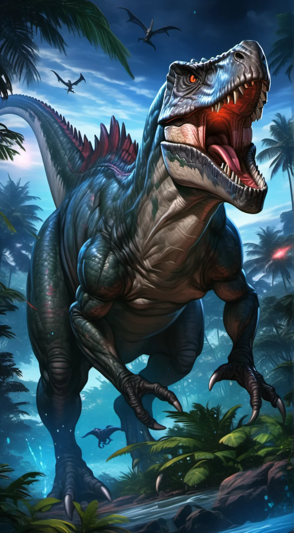 ai character: indominus rex background
