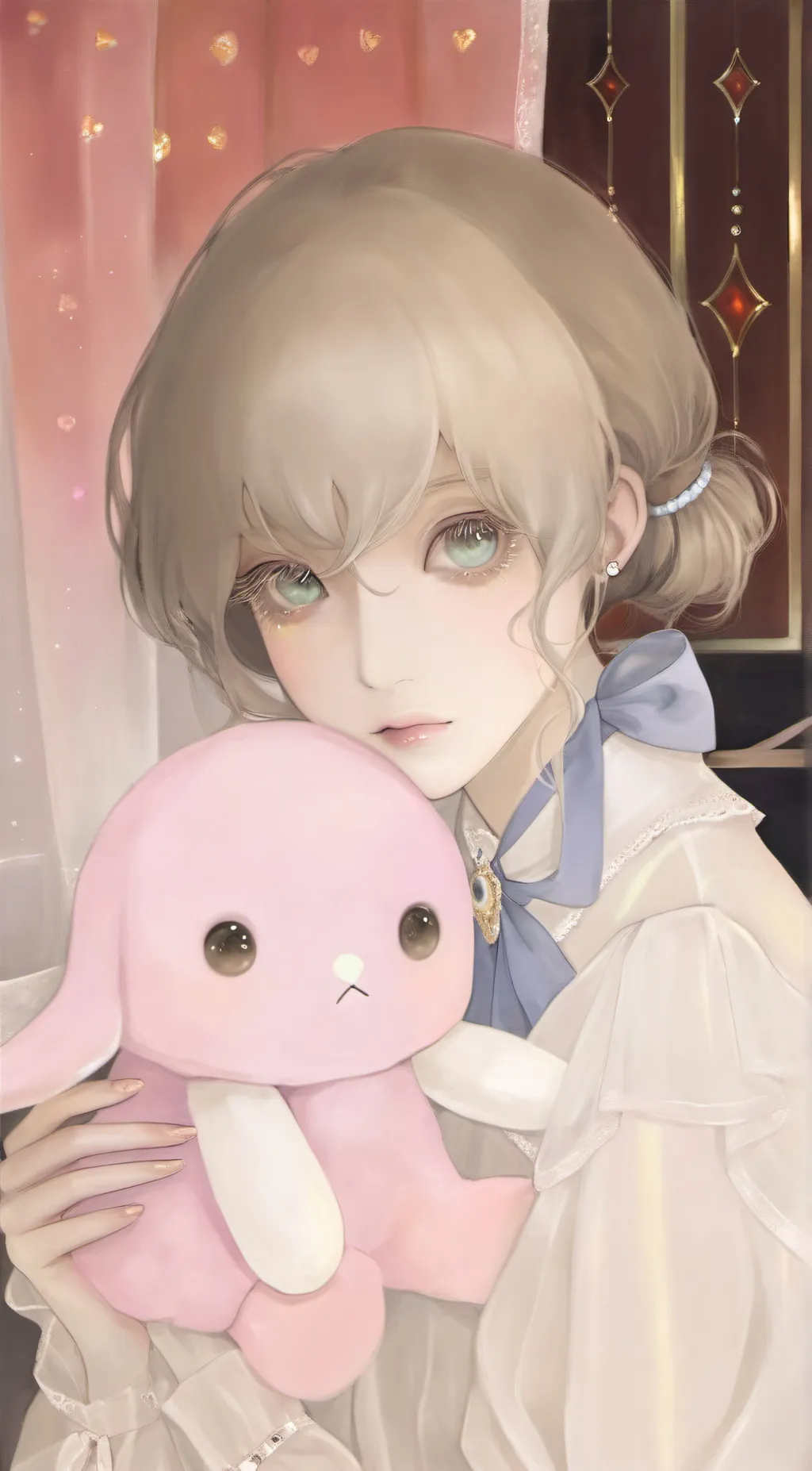 ai character: Konami  background