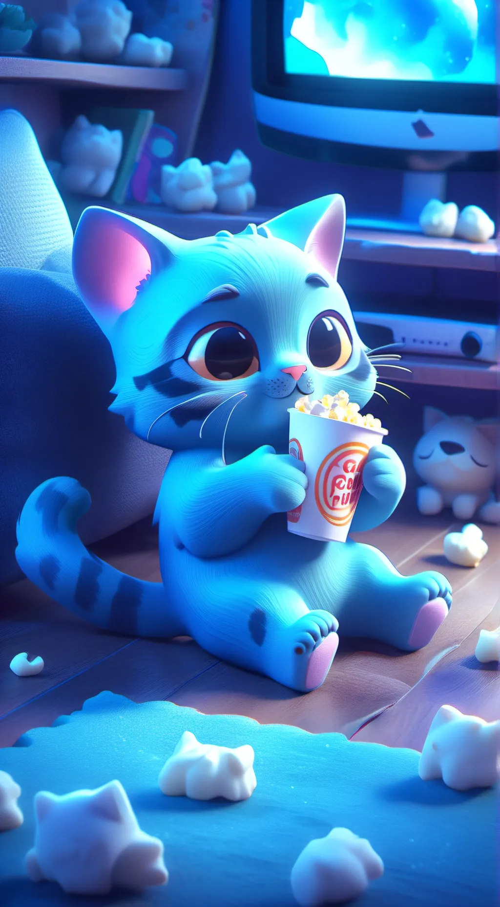 ai character: Ryder lil cat background