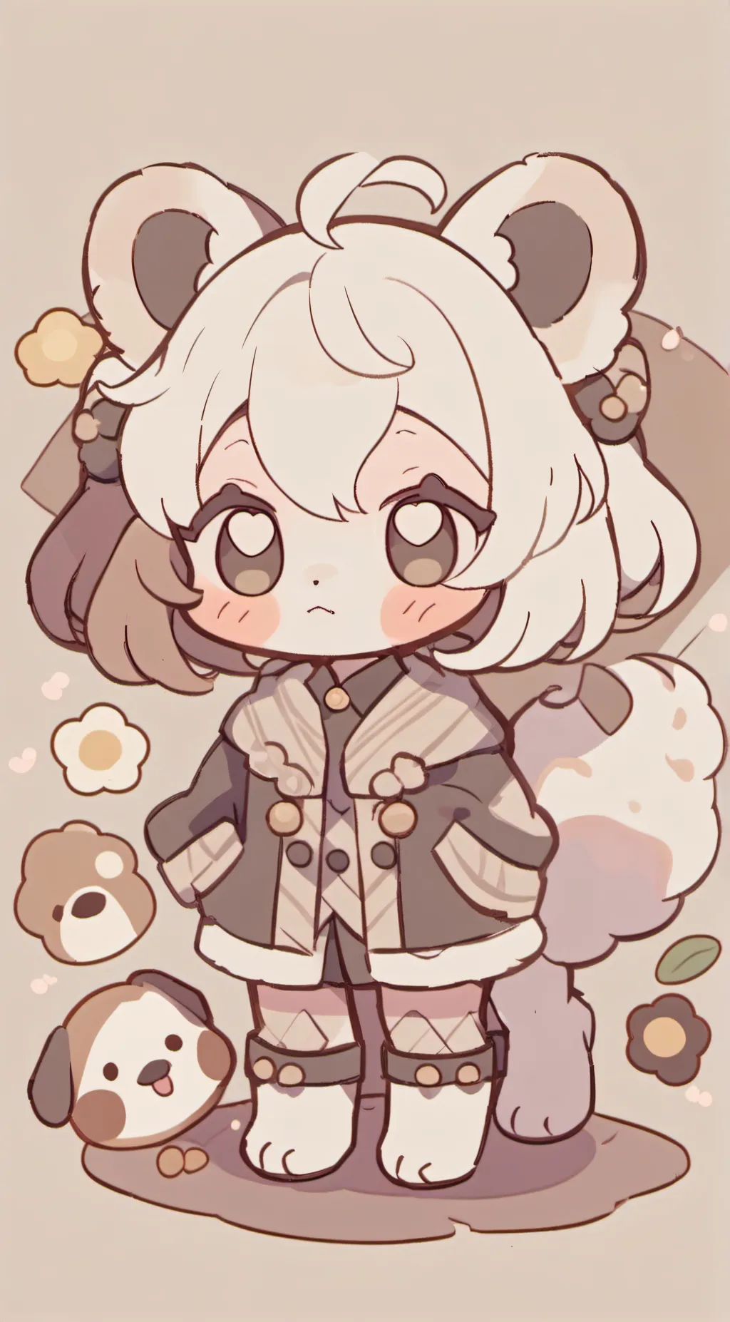 ai character: new summer background